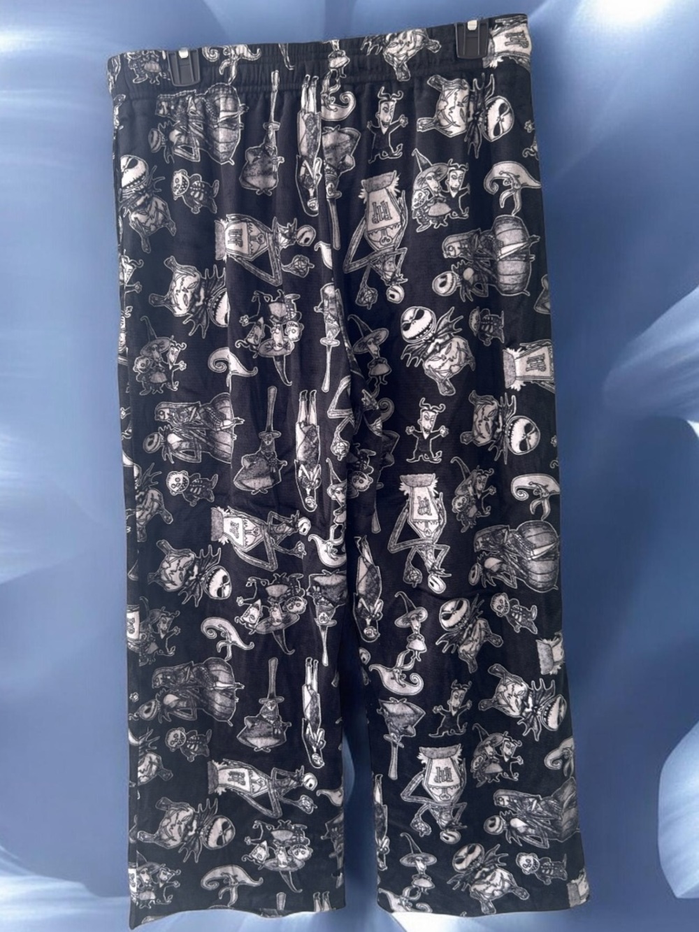 Disney The Nightmare Before Christmas Black & White Pajama Pants w drawstring